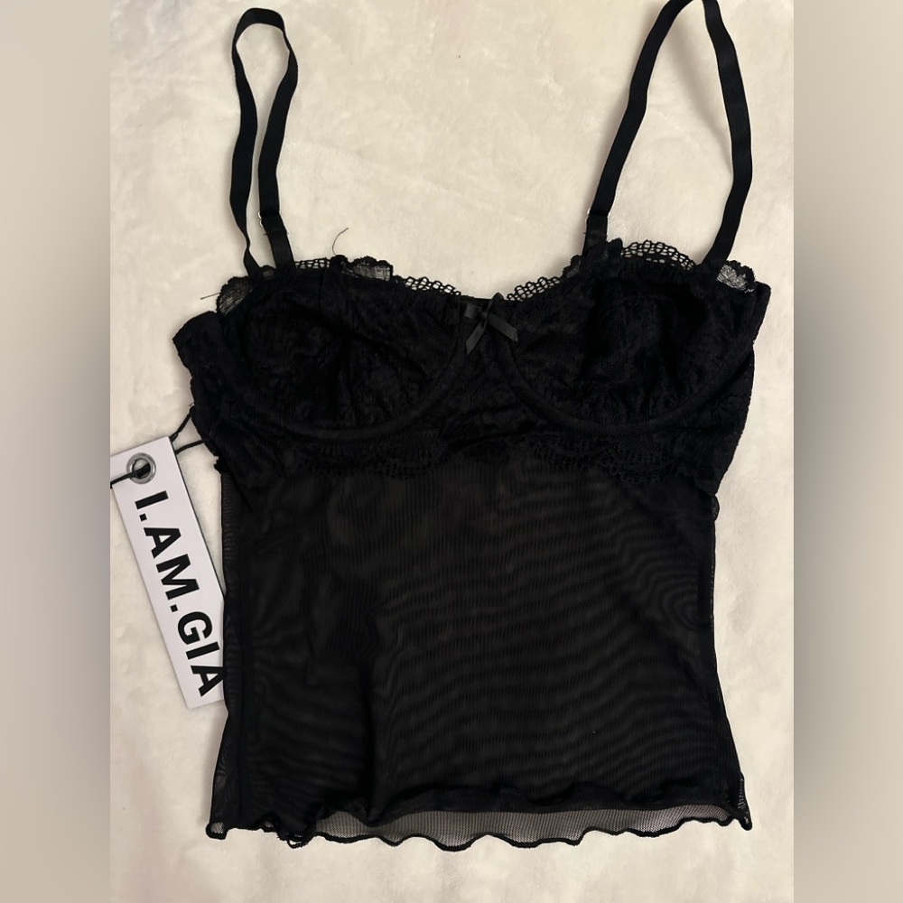 i.am.gia Silo black top and skirt set - Picture 2 of 3